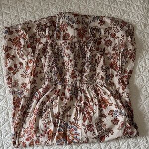 Floral Dress With Cut Out in back